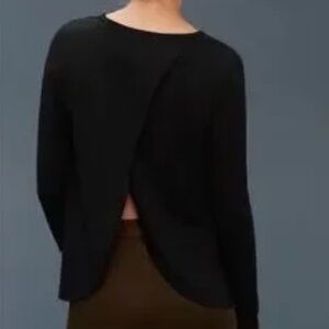 Aritzia Community Open Back Long Sleeve